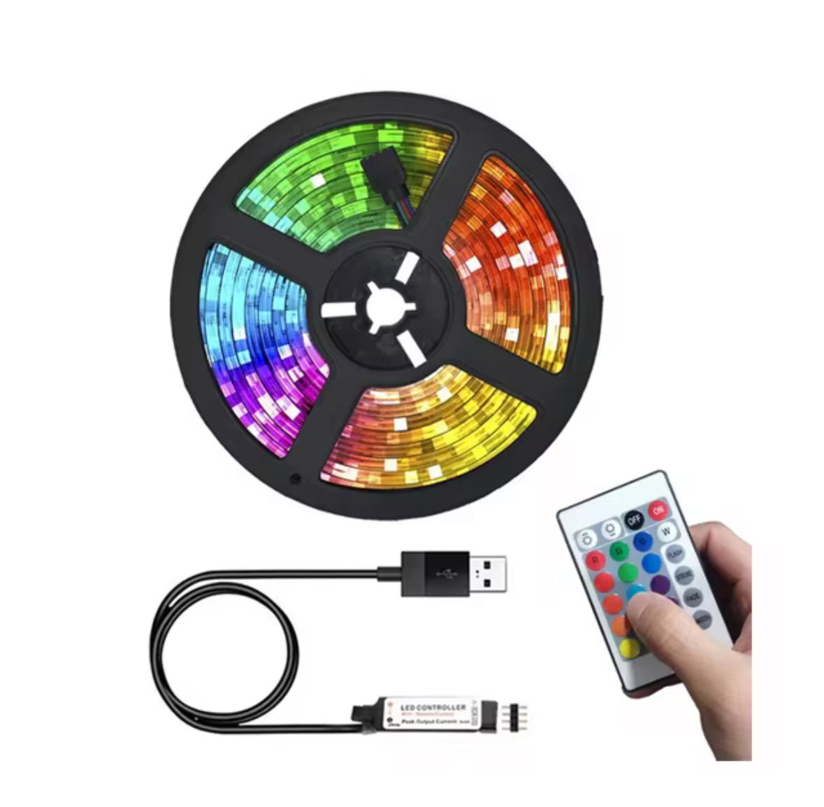 RGB Led-strip 3m